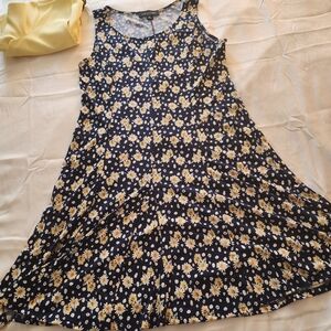 Floral Navy Dress
